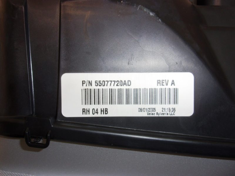 PP světlo Dodge Durango HB 2004-2006 K55077720AD