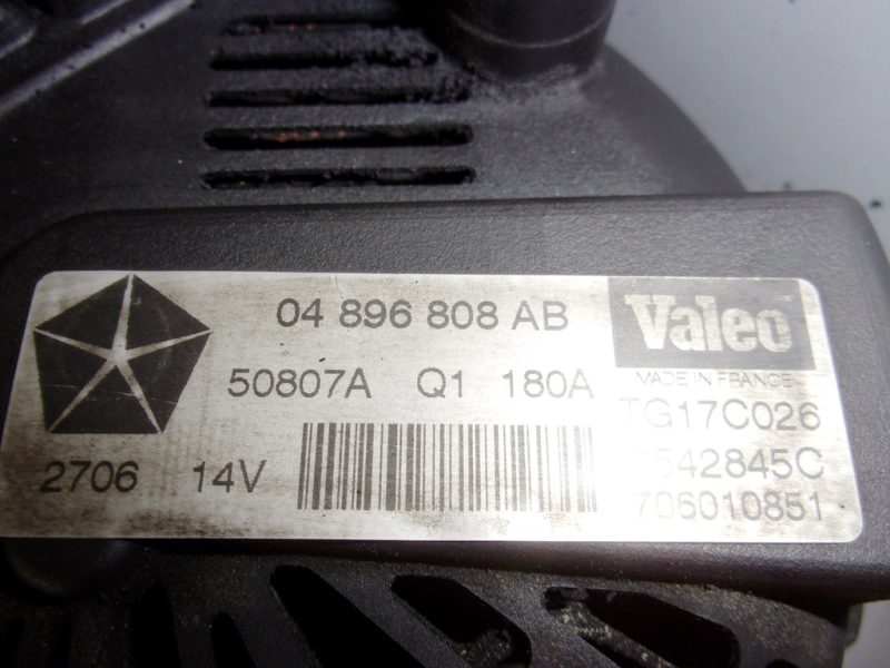 alternátor Chrysler 300C 3,0 CRD